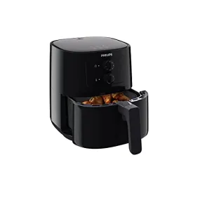 PHILIPS 1400W 4.1 L Air Fryer HD9200/90 Uses Up to 90% Less Fat with Rapid Air Technology (Black, Large)