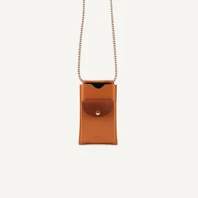 Phone Pouch Croissant  Brown 1401017