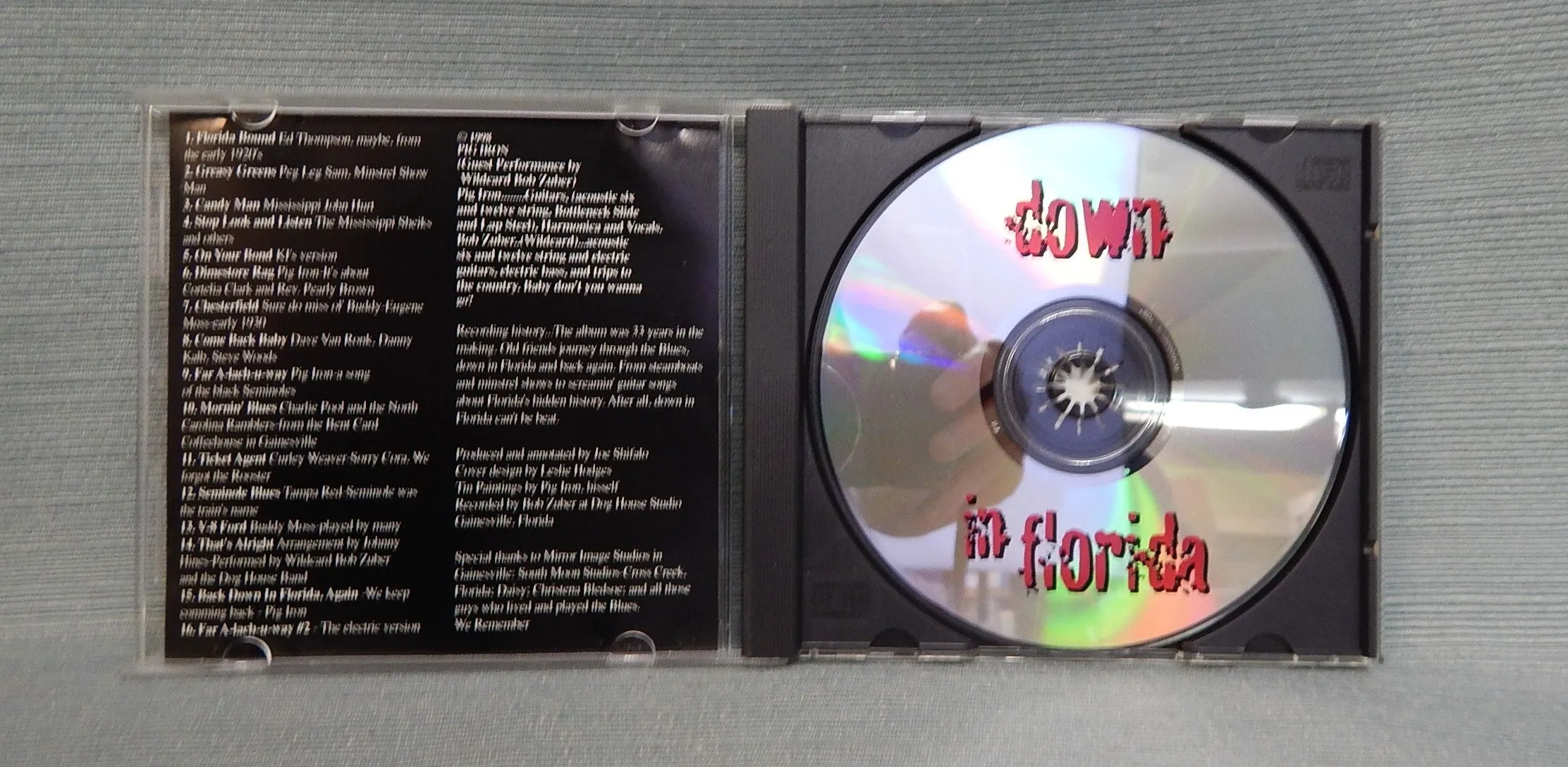 Pig Iron: Down in Florida - Blues Music CD