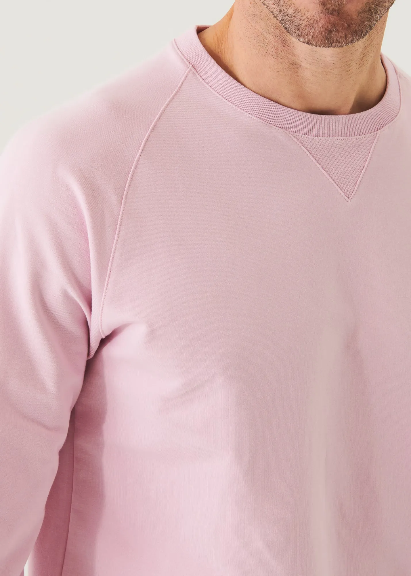 PIMA COTTON FRENCH TERRY RAGLAN SWEATSHIRT