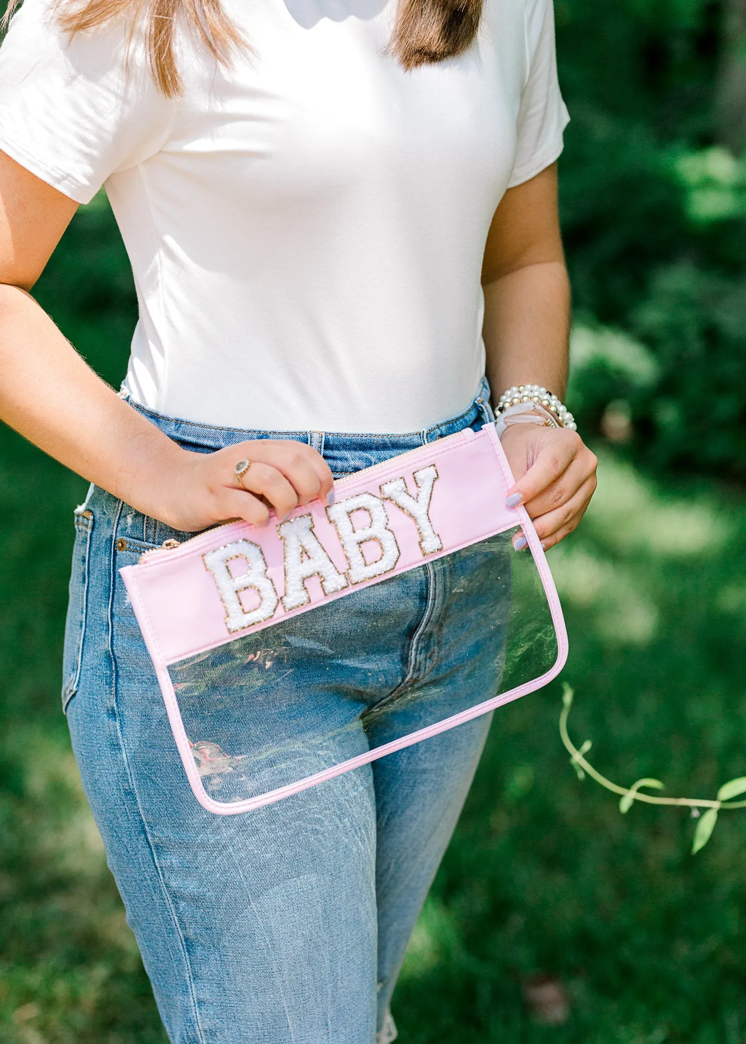 Pink Baby Clear Pouch