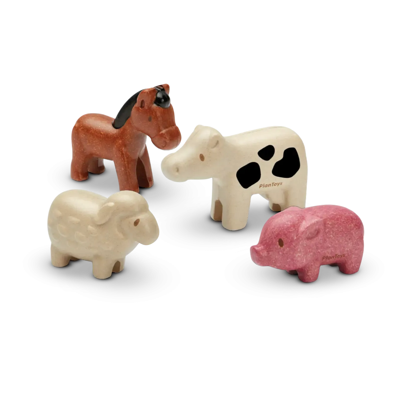 PlanToys Wooden Farm Animals Set