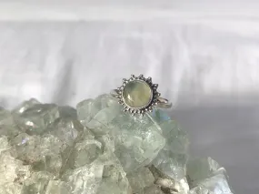 Prehnite Sole Ring