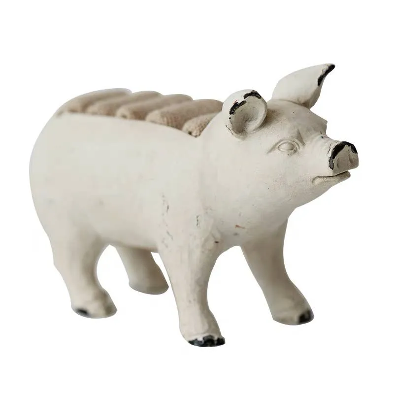 RESIN PIG JEWELRY HOLDER