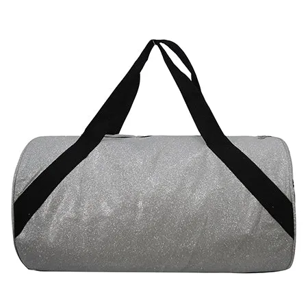 Silver Medium Glitter NGIL Duffel Bag