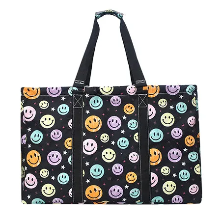 Smiley Faces Shopping Utility Tote Bag