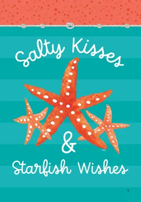 Starfish Wishes Garden Flag