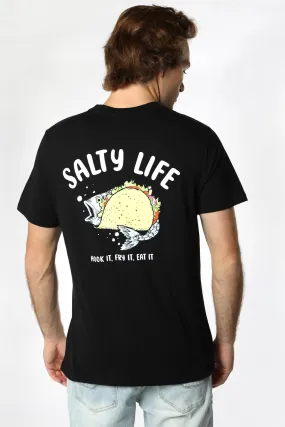 T-Shirt Imprimé Salty Life Death Valley Homme