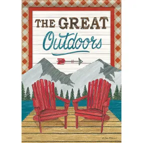 The Great Outdoors Garden Flag