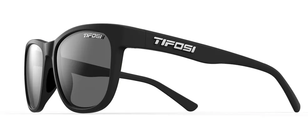 Tifosi Swank Polarized Sunglasses - Smoke Satin Black