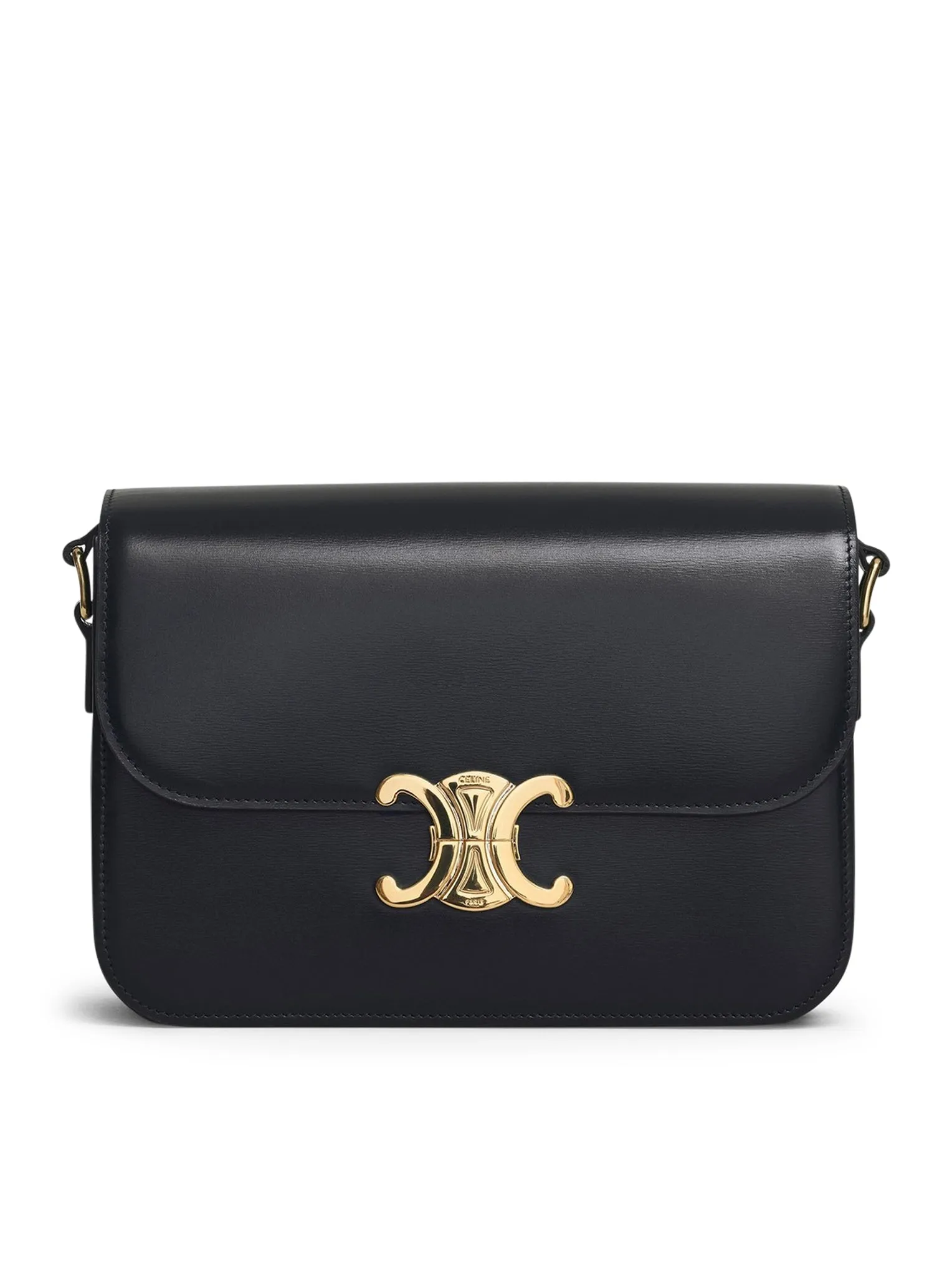 TRIOMPHE CLASSIQUE BAG IN GLOSSY CALFSKIN