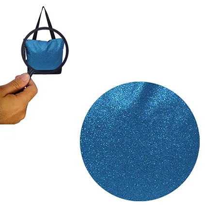 Turquoise Glitter NGIL Canvas Tote Bag