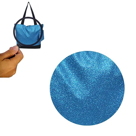 Turquoise Glitter NGIL Canvas Tote Bag