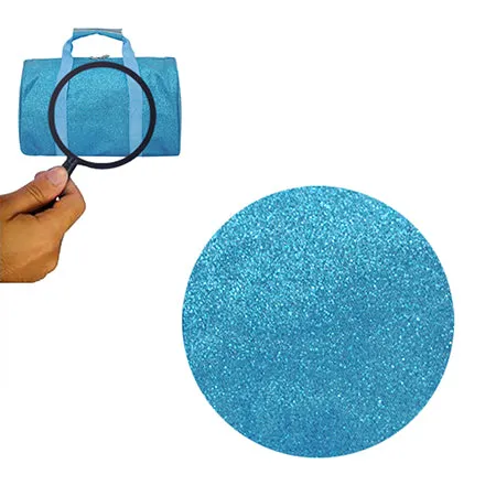 Turquoise Mini Glitter NGIL Duffel Bag