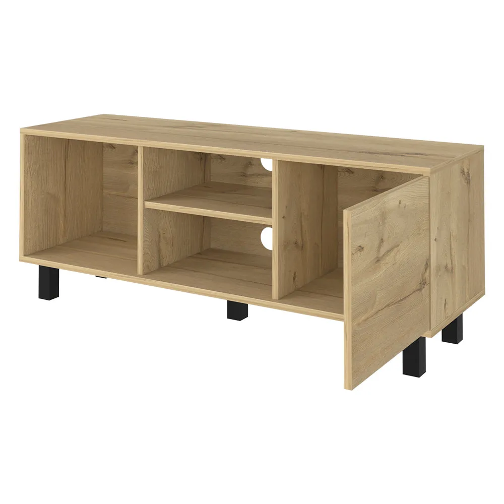 TV Stand Up To 43 3 Open Shelves Fredericia Light Oak