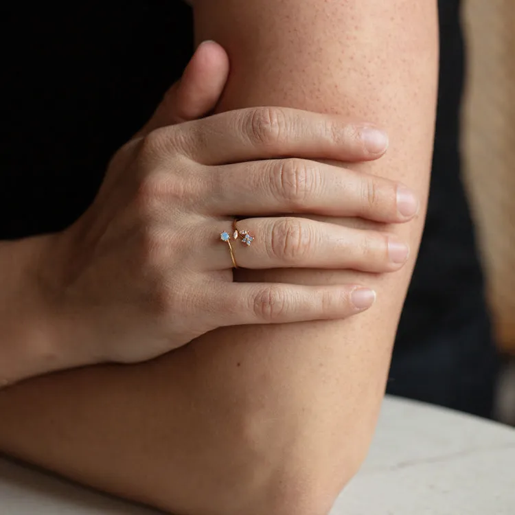 Wandering Blossom Adjustable Ring