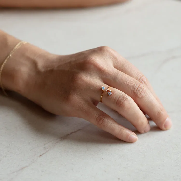 Wandering Blossom Adjustable Ring