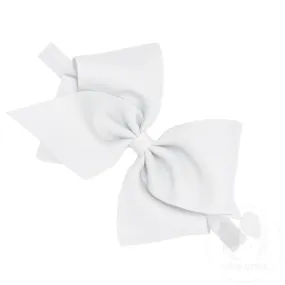 Wee Ones Bows - Mini King with Band - White