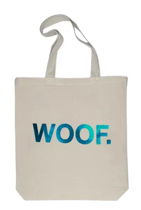 WOOF canvas tote bag by Unsweetened